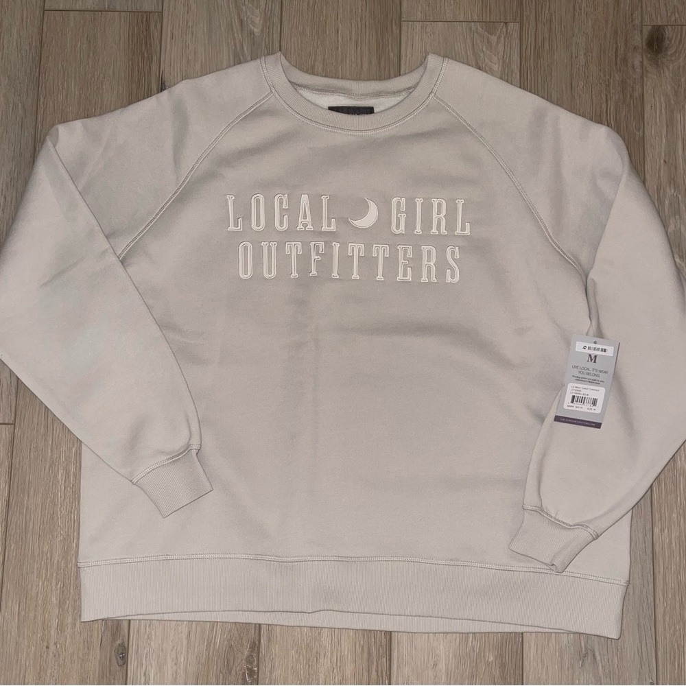 NWT - Khaki / Grayish Undertone Sweatshirt; Medium